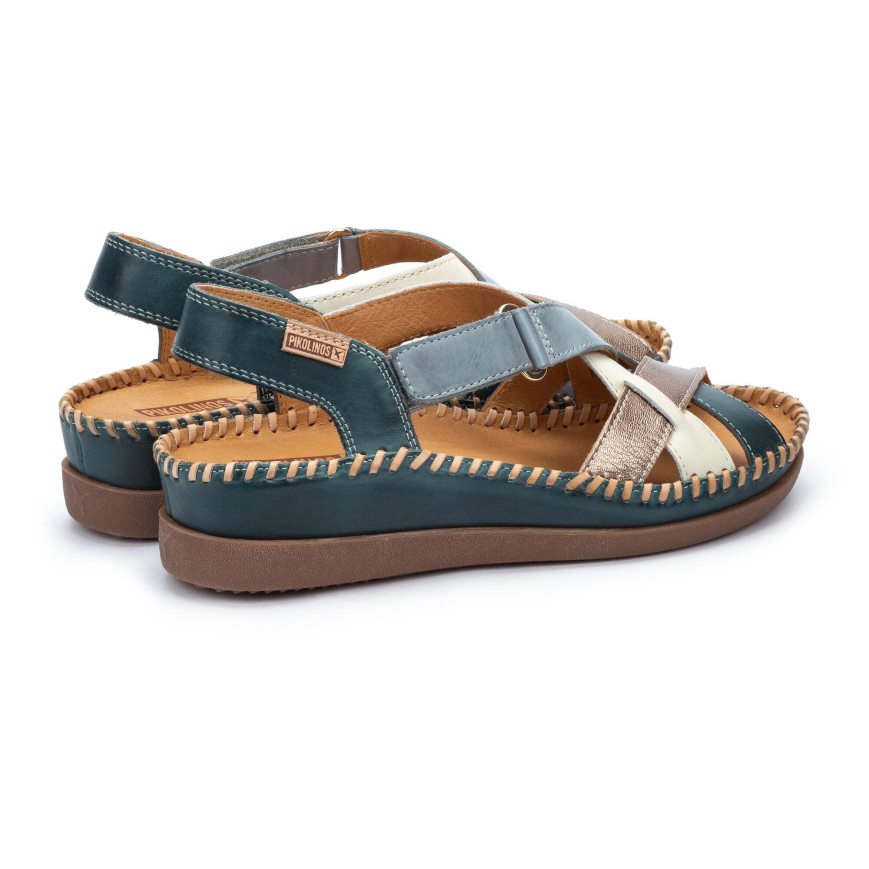 Women's Pikolinos CADAQUES Wedge Sandals Multicolor | NZ CQ1A395